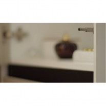 Dulap inalt suspendat Kolpasan, Pandora, 130cm, black stone